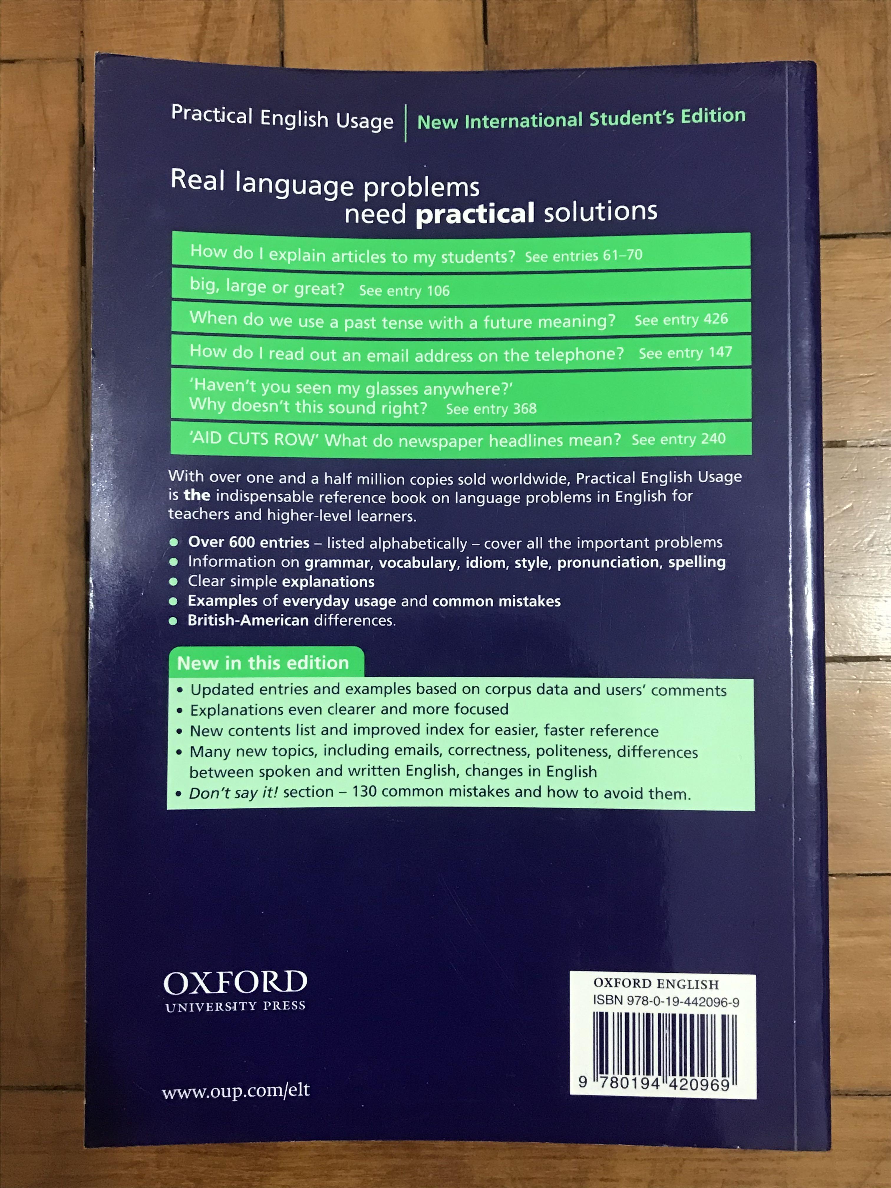 Buy 'Practical English Usage: Fully Revised International Edition' Book In Excellent Condition At