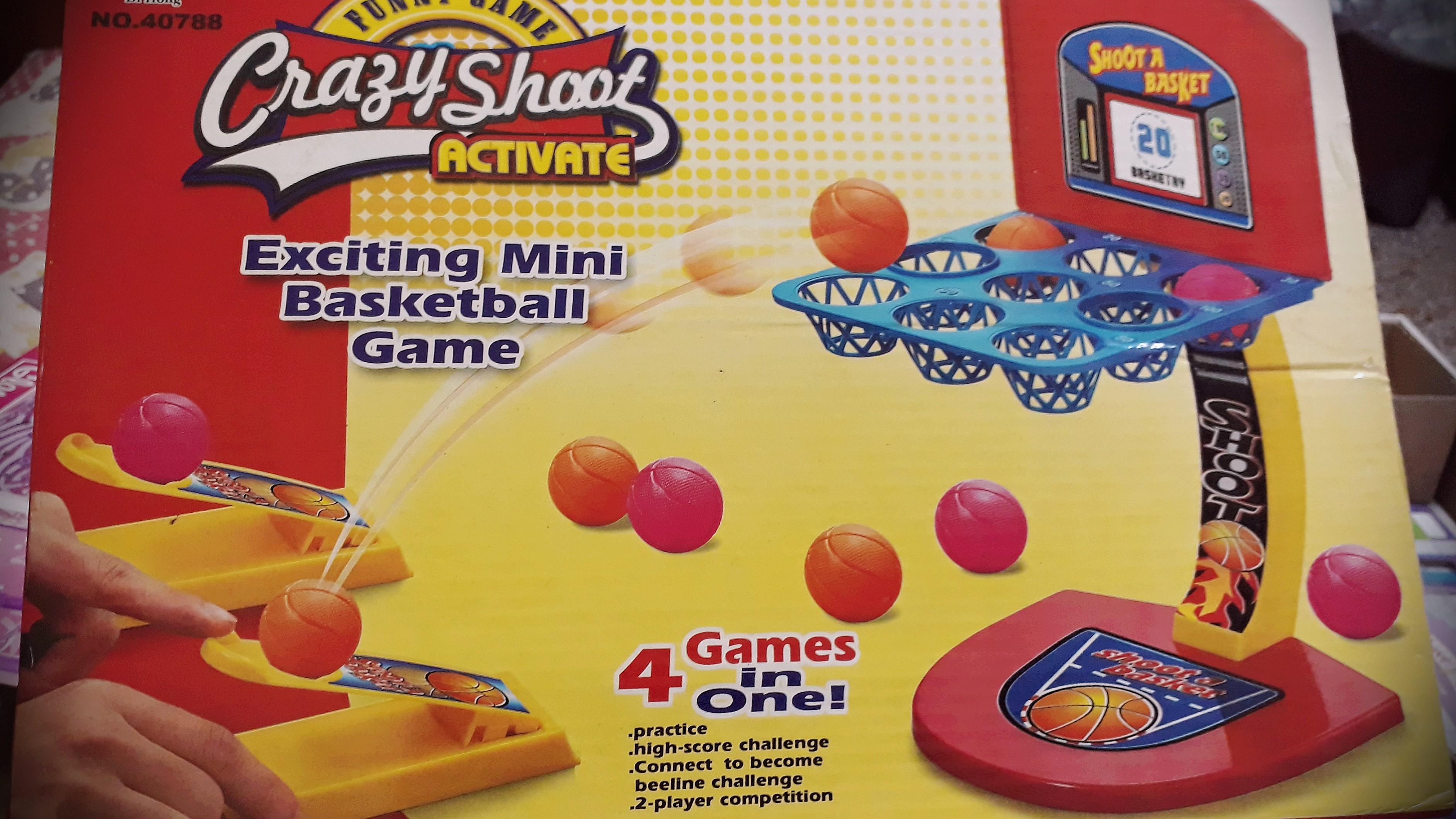 Slam Dunk! Mini Basketball Shooting Game, Hobbies & Toys, Toys & Games on Carousell