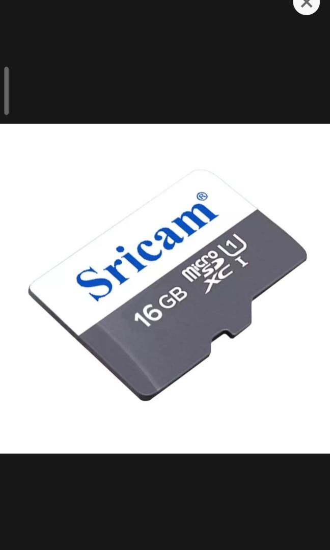 Sricam Micro SD Card 16gb (Category: Hard Disks & Thumbdrives) located in Pasay City. Submitted by kharl18 (Listing ID 264751742, Image 2). Description: Brandnew Original Trusted Brand Performance: up to 80 MB/s read speed Featuring Class 10 for Full HD Security: no unintentional data loss due to integrated write protection switch Water, extreme temperatures, x-ray and shock protection Albums (12 3.5-min MP3 songs): 160 Albums Photos (13.75 Megap