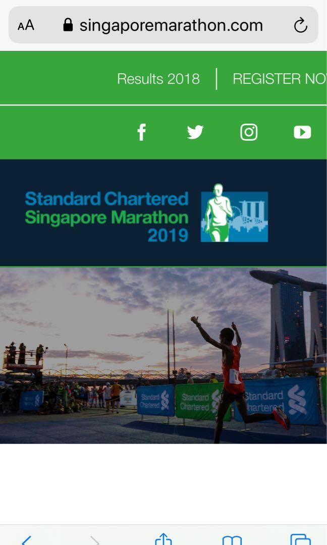 Standard chartered marathon 21km bib and set, Tickets & Vouchers, Local