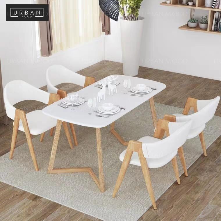 Stuart Rustic Solid Wood Dining Table Chairs Furniture Tables Chairs On Carousell