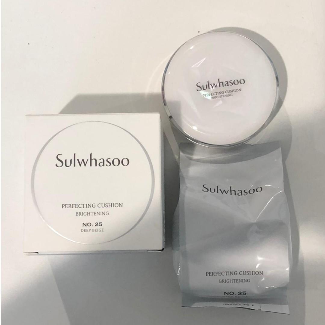 Sulwhasoo Perfecting Cushion Brightening Set In Shade No 25 Beauty Personal Care Face Makeup On Carousell