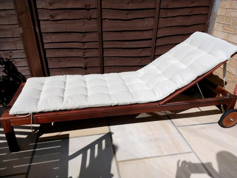 Sun Lounger Deck Chair Read description Furniture Home Living Furniture Chairs on Carousell