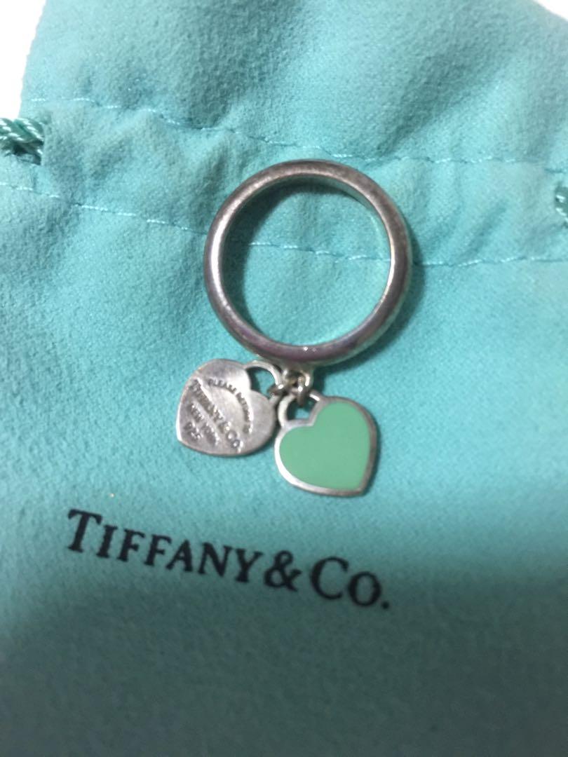 Tiffany and co store double heart ring