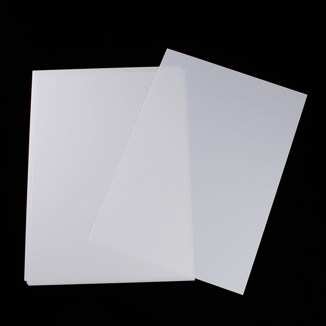 White Inkjet Printable Shrink Plastic Sheets (A4 Size) Hobbies Toys