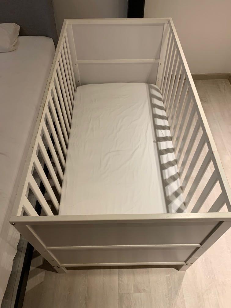 White Mothercare Baby Cot, Babies & Kids, Baby Nursery & Kids Furniture