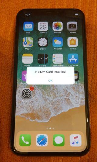 iPhone X 256gb Space Gray. 99.99% New