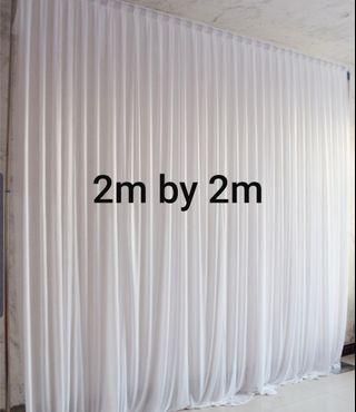 Backdrop with curtain for rent