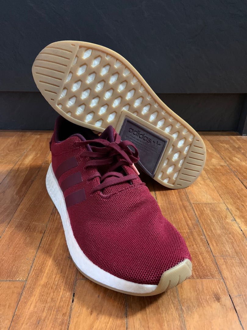 nmd r2 maroon