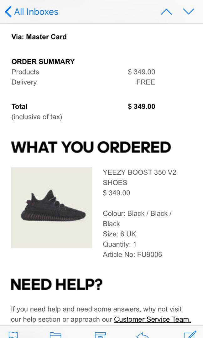 yeezy boost 350 v2 black quantity