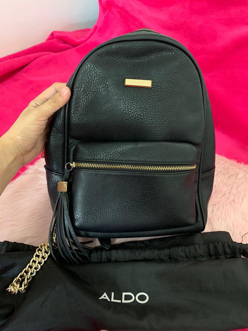 Gold chain backpack hot sale