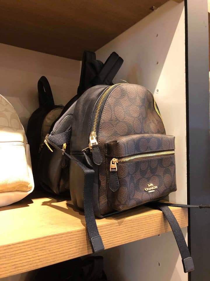 AUTHENTIC COACH MINI CHARLES BACKPACK IN SIGNATURE CANVAS Luxury Bags Wallets on Carousell