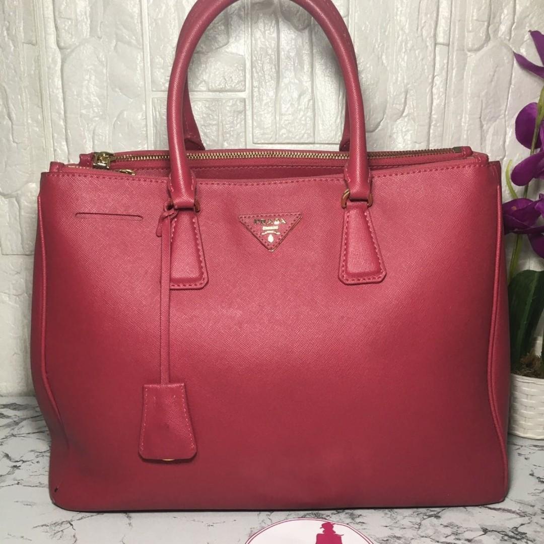 prada saffiano pink