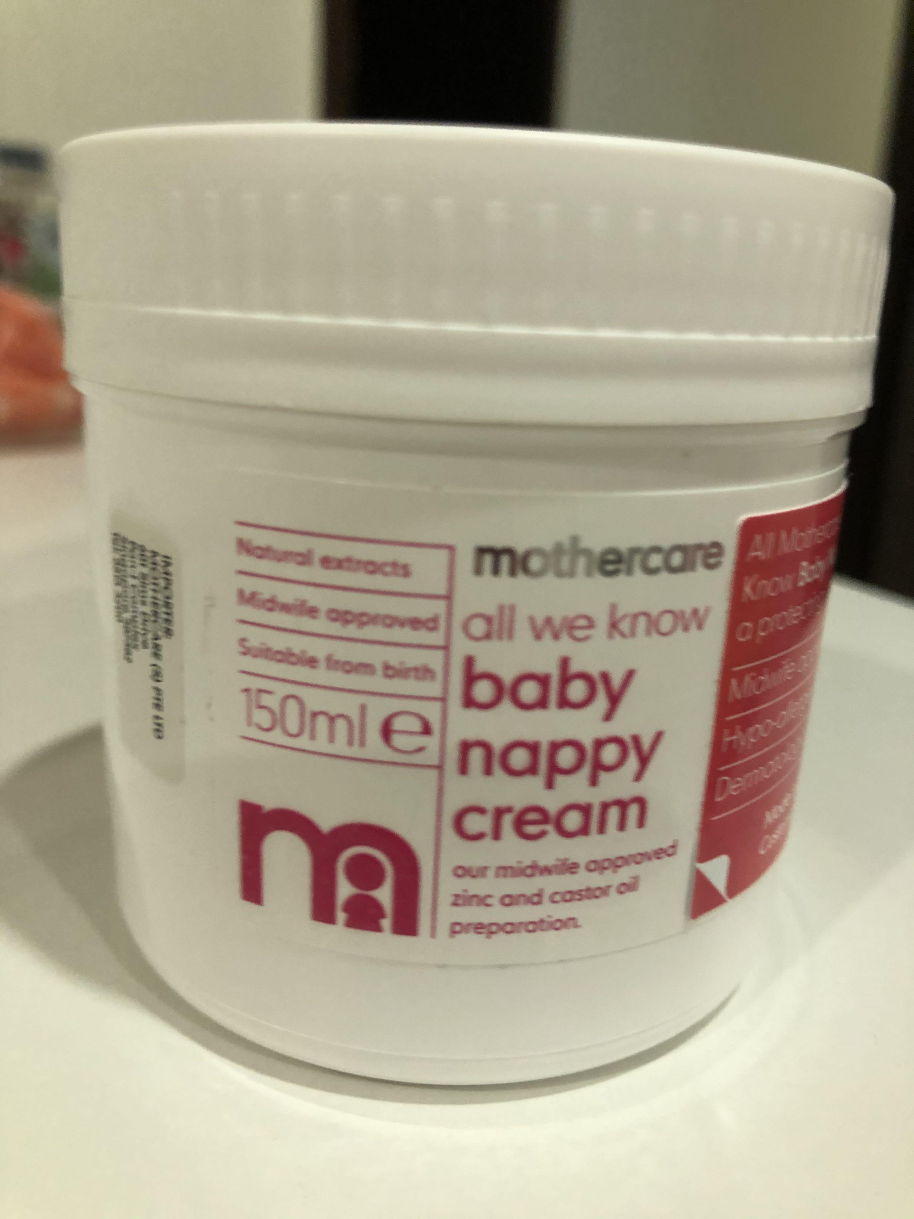 mothercare diaper cream