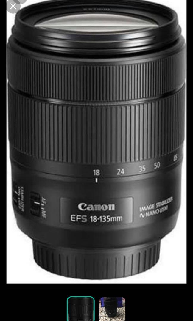 Canon Ef S 18 135mm F 3 5 5 6mm Is Usm Lens Photography Lenses On Carousell