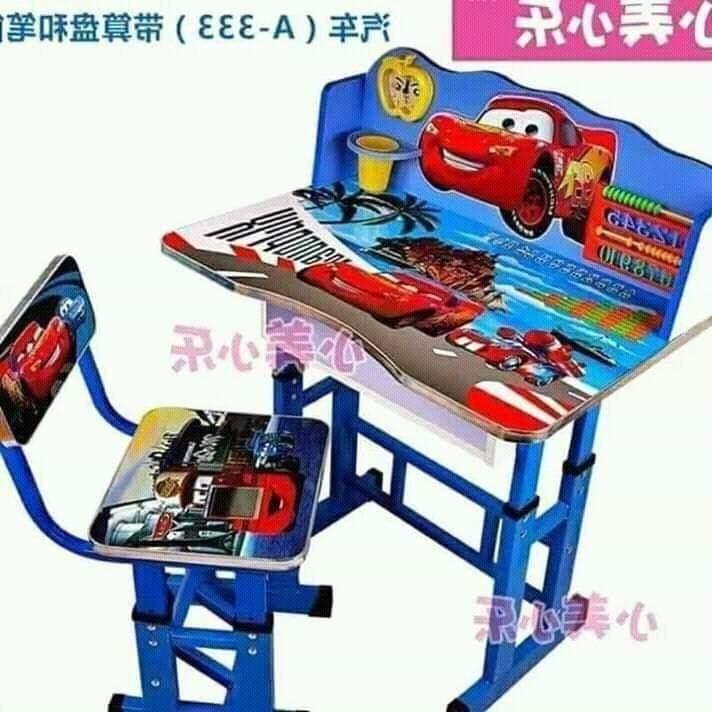 Children's character table and sale chairs