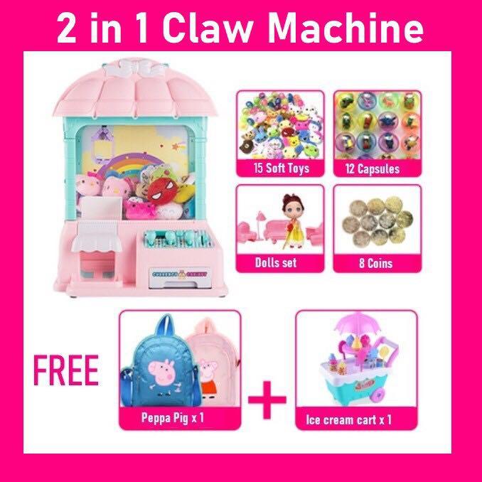 barbie claw machine