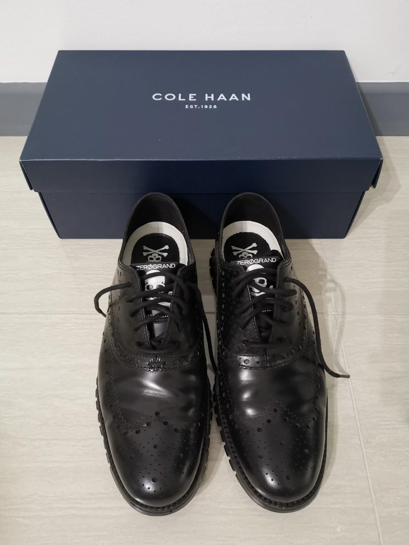 Cole Haan X mastermind JAPAN ZEROGRAND WING OX BLACK SKULL Men s