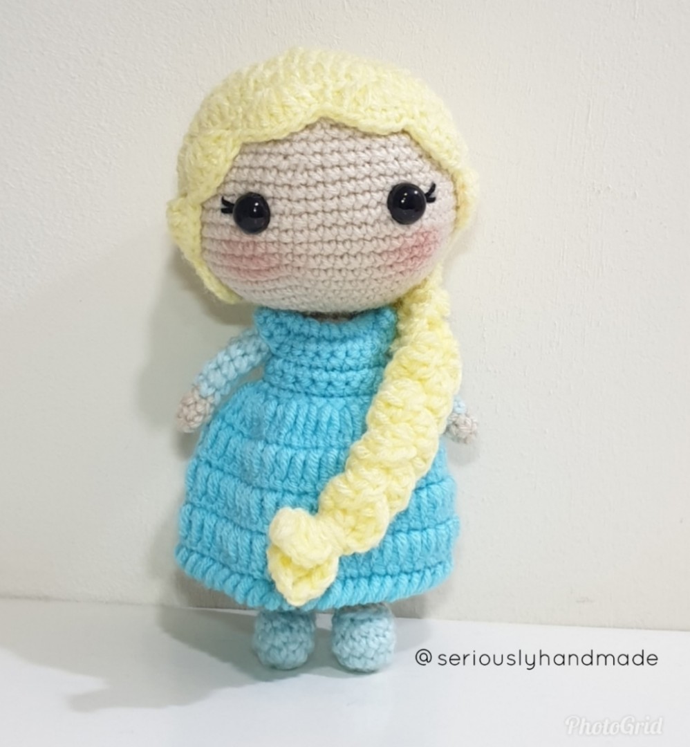 crochet elsa doll