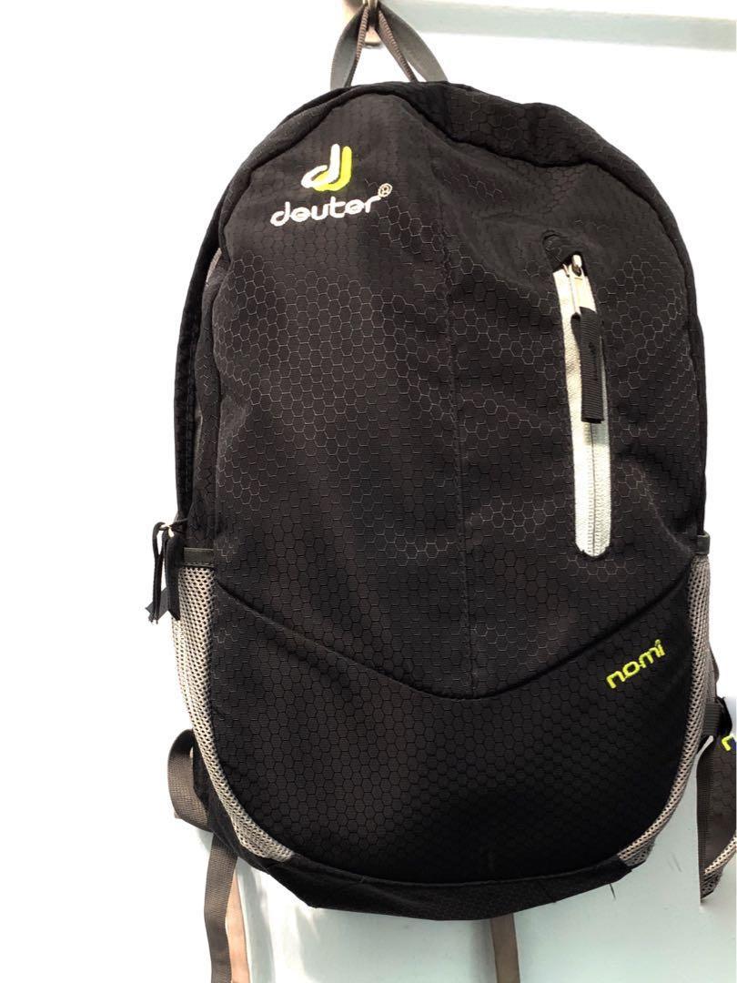 "DEUTER NOMI" 20L BACKPACK (BLACK), Men's Fashion, Bags, Backpacks on