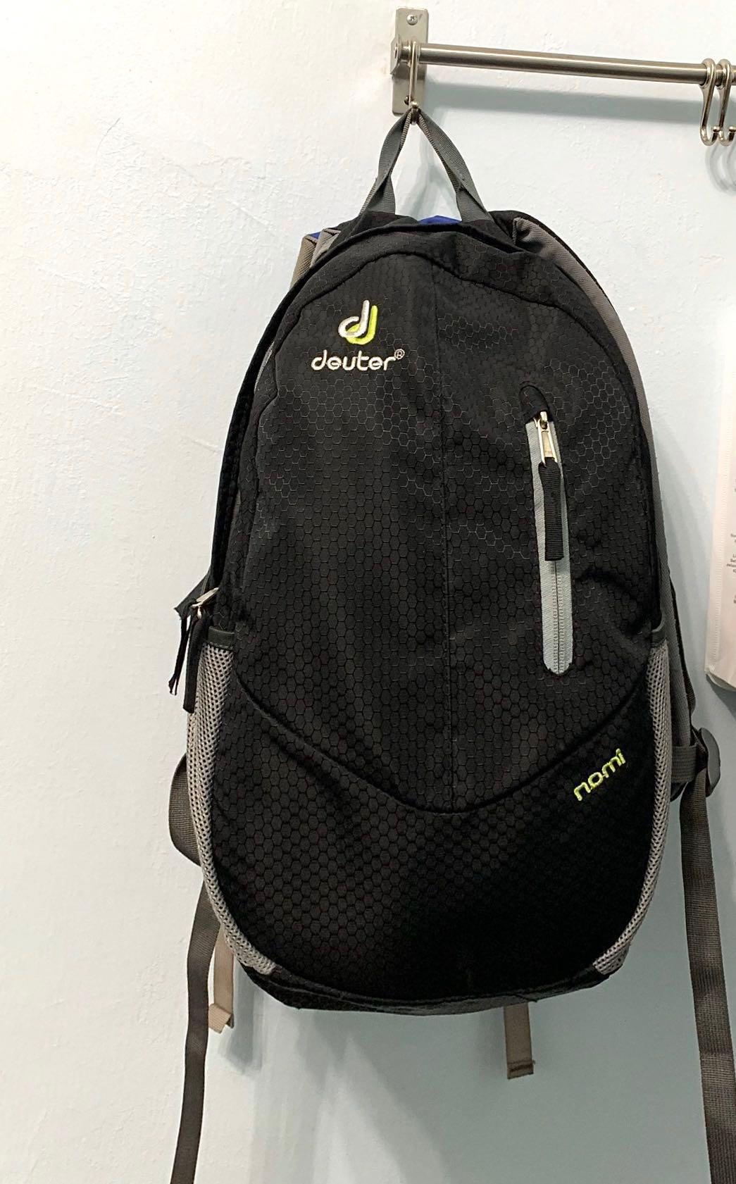 "DEUTER NOMI" 20L BACKPACK (BLACK), Men's Fashion, Bags, Backpacks on