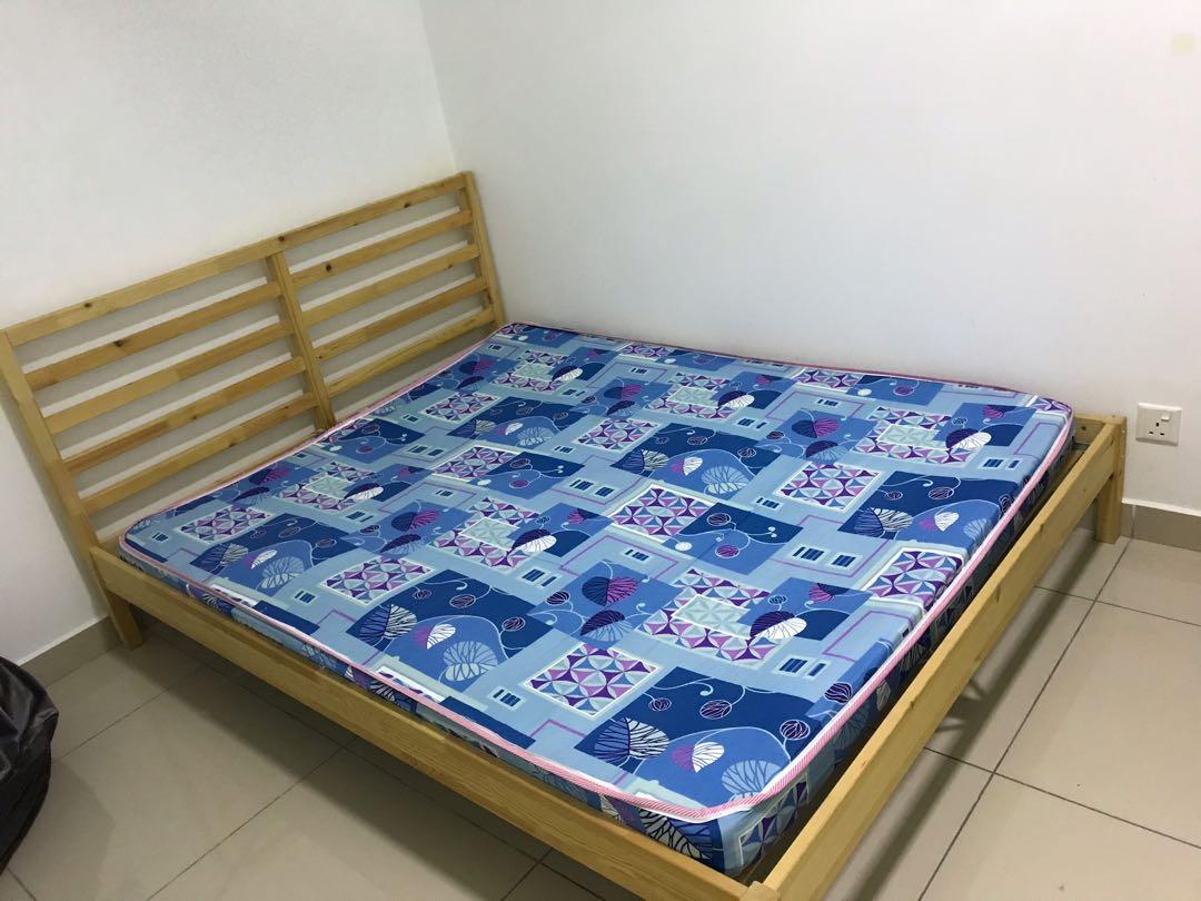 Double bed, Furniture & Home Living, Furniture, Bed Frames & Mattresses