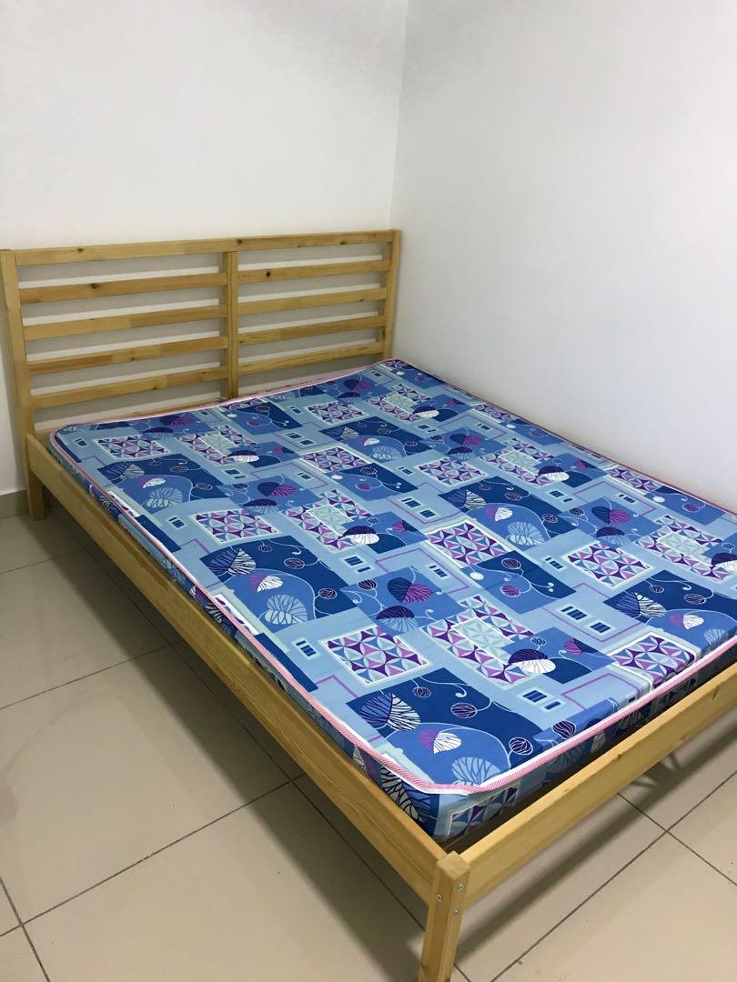 Double bed, Furniture & Home Living, Furniture, Bed Frames & Mattresses
