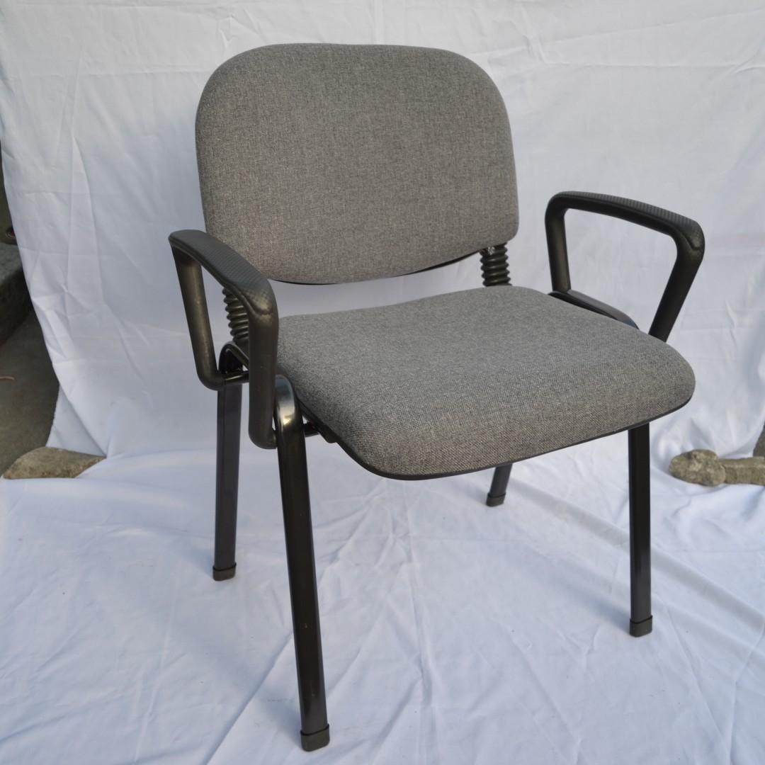 Dvca 104gry Guest Visitor Chairs For Office Furniture Office Chairs Bank Teller Chairs Home Furniture Furniture Fixtures Office Furniture On Carousell