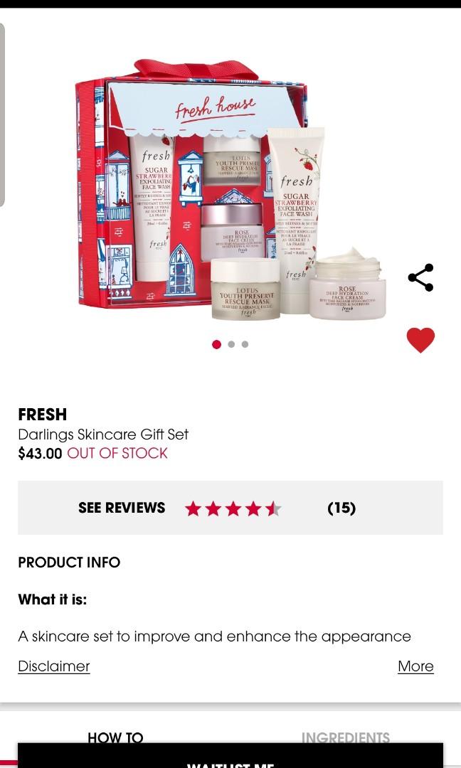 fresh skincare gift set