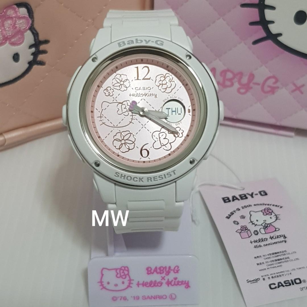 G Shock Baby G 25th Anniversary Hello Kitty Bgd Baby G Kitty 2019