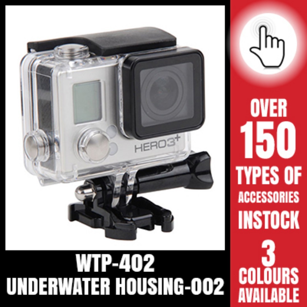 Gopro Hero 3 3 4 Underwater Case Up To 40m Wtp 402 Photography Camera Accessories Others On Carousell