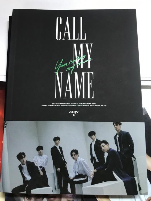 Full Set Got7 Call My Name Album K Wave On Carousell