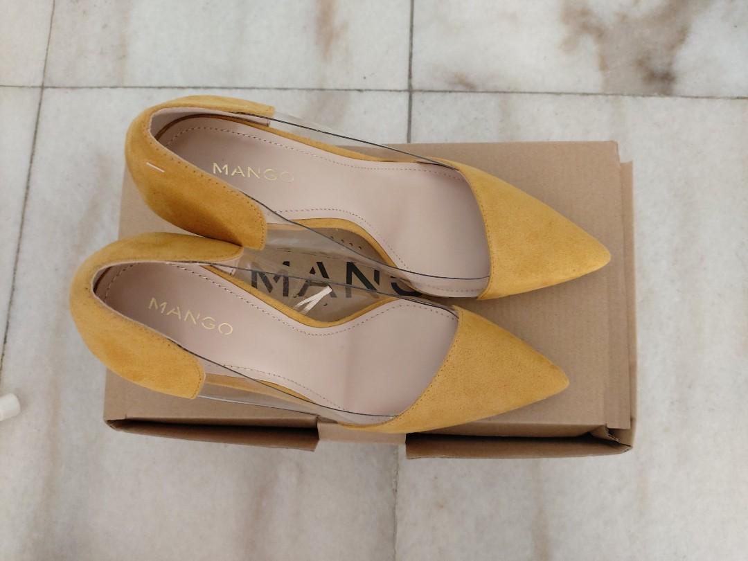 mango yellow heels