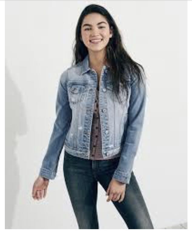Hollister women's denim jacket new arrivals