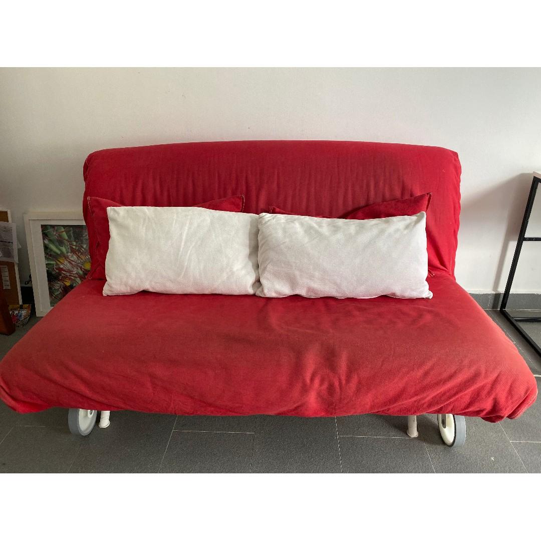 IKEA convertible futon sofa full size Furniture Home Living
