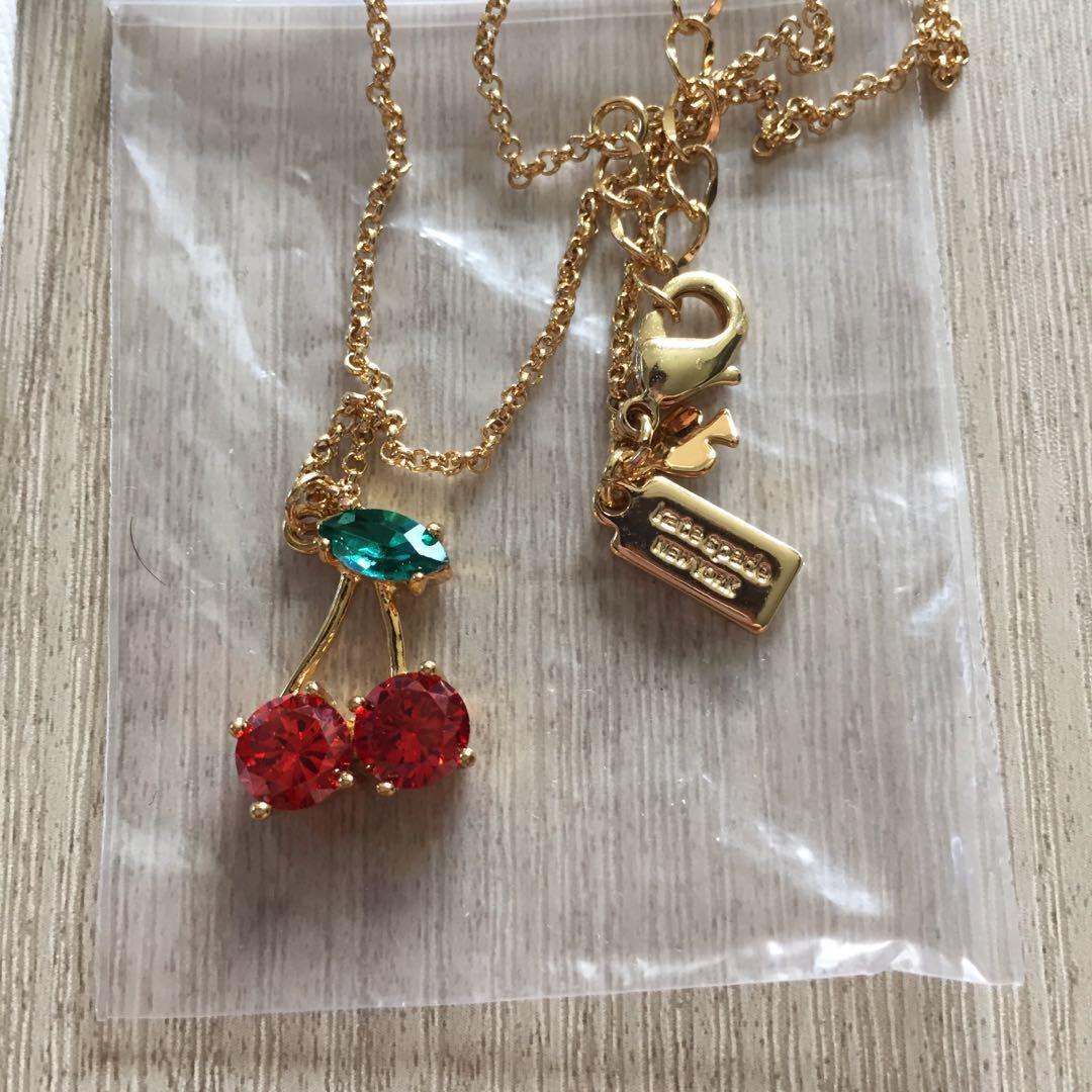 Cherry necklace kate spade top