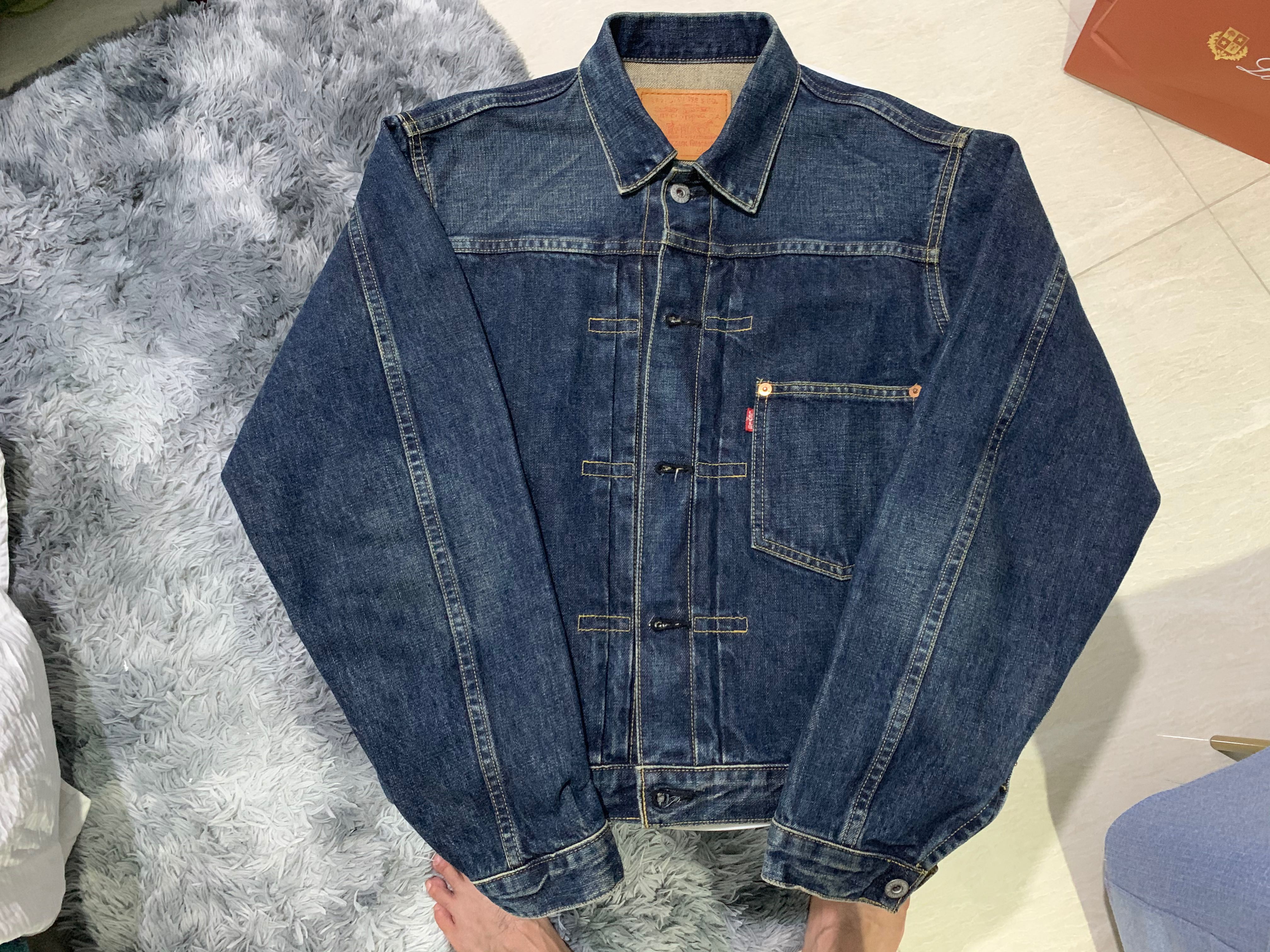 Levis 71506xx Type 1 big E Denim Jacket （牛仔褸）LVC, 男裝, 外套 