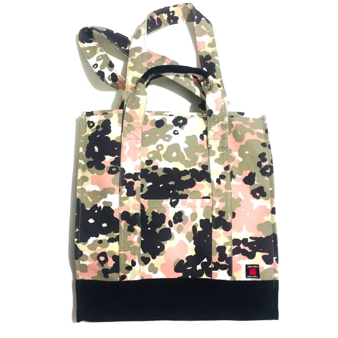 camo canvas bag