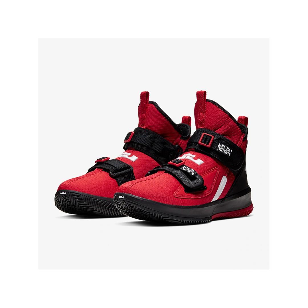 Men's lebron soldier xiii sfg basketball shoes - red/white best sale