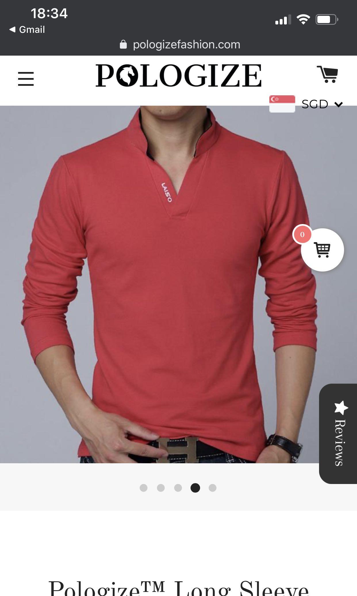 Pologize long sleeve shirt cheap