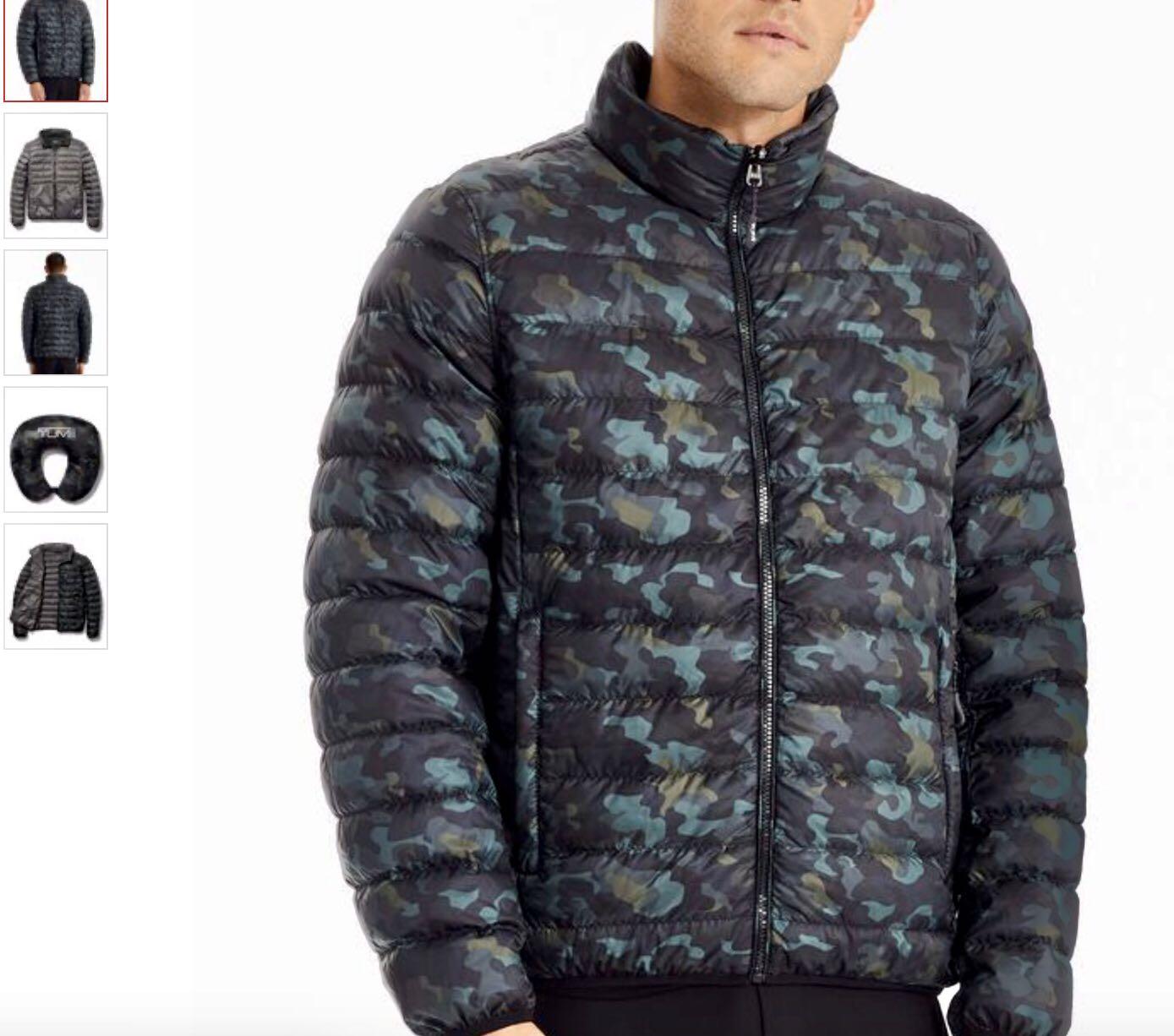 tumi reversible down jacket