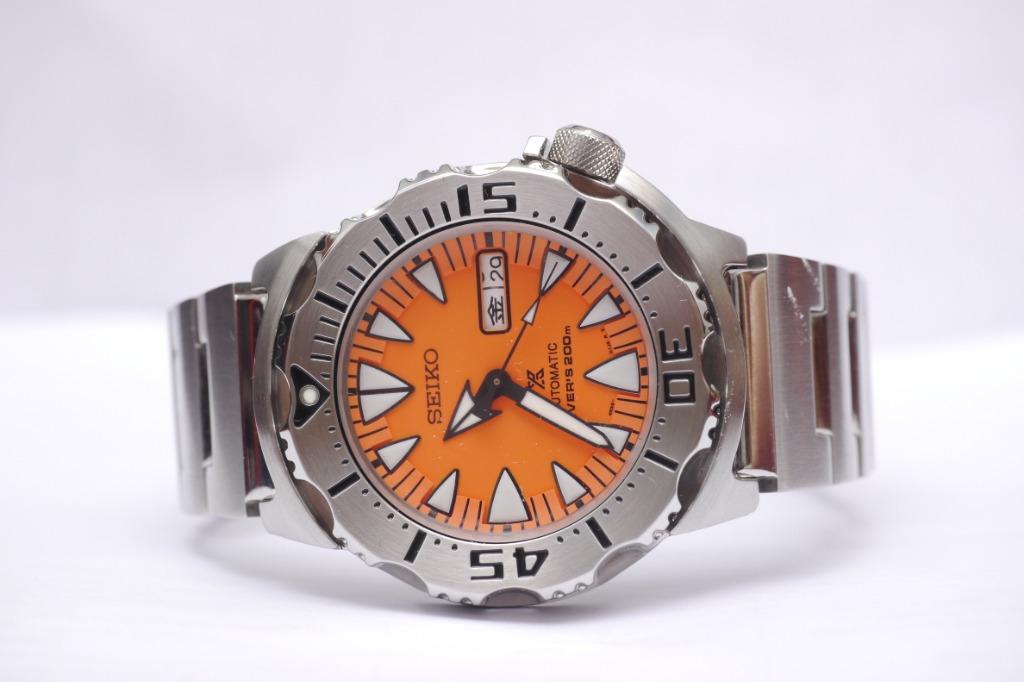 NEW Seiko Prospex 2nd Gen Orange Monster SRP309K2 with Kanji calendar,  Men's Fashion, Watches & Accessories, Watches on Carousell