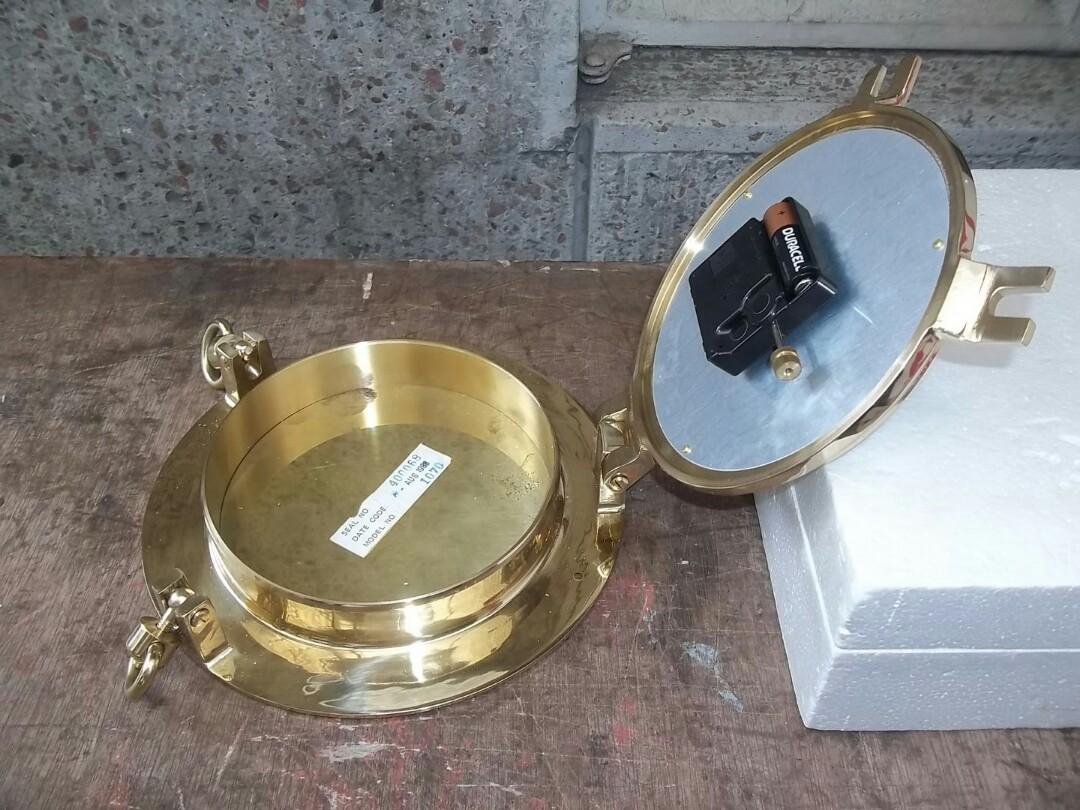 Seth Thomas Brass Porthole Clock 24hour dial, Everything Else, Others