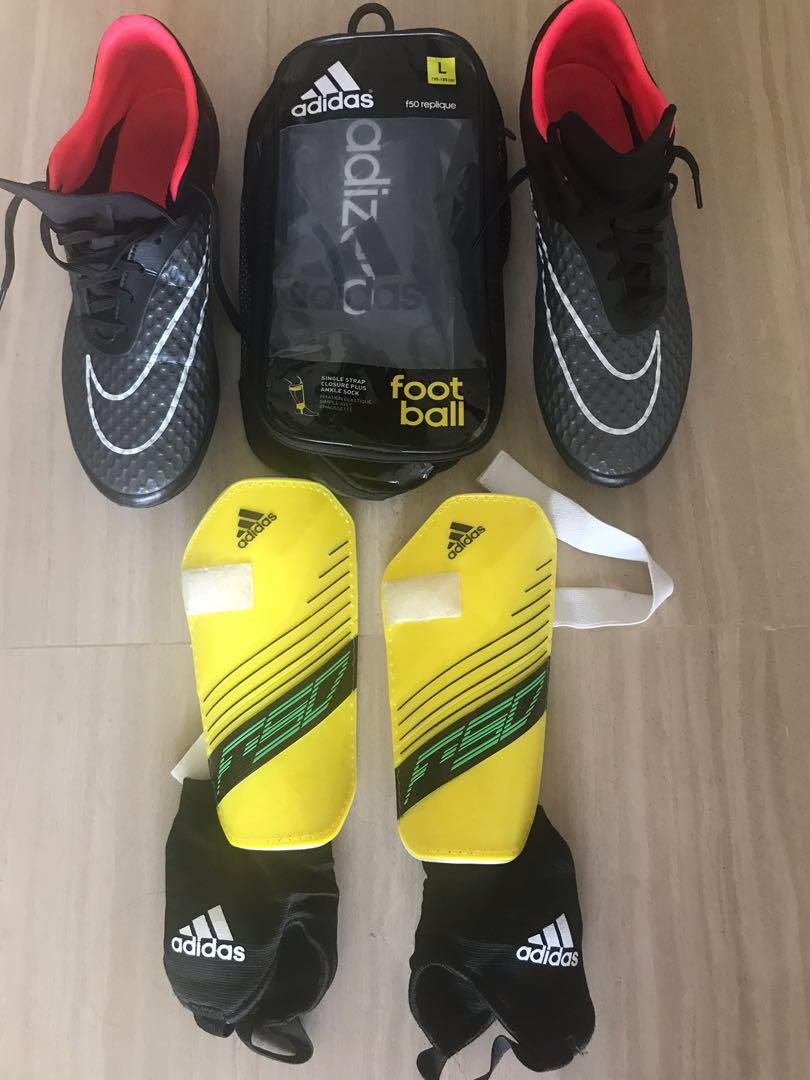 Soccer Cleats Shin Guards Sports Equipment Sports Games Racket Ball Sports on Carousell