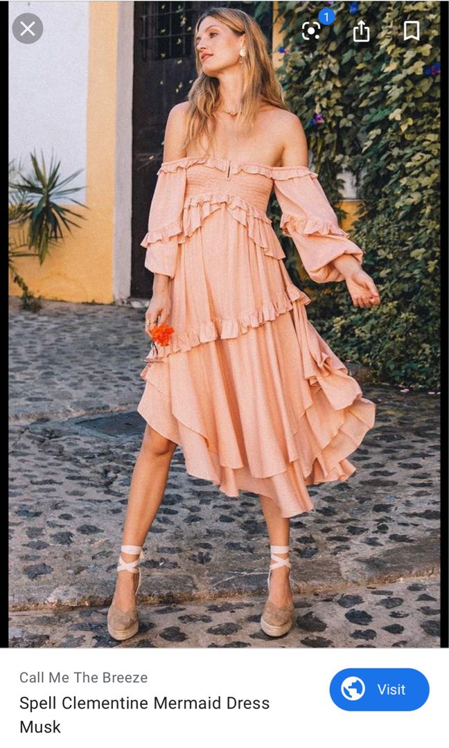 Clementine mermaid dress spell top