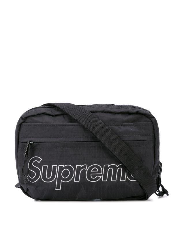 Supreme logo 2025 print shoulder bag