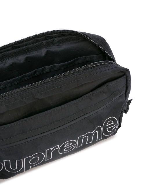 SUPREME logo print shoulder bag