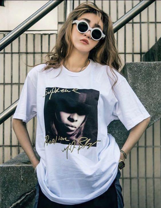 オンライン Supreme - supreme Mary J. Blige Tee ブラックの通販 by