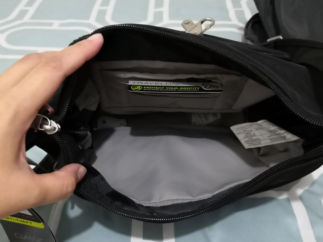 Travelon Crossbody Bucket Bag, Women's Fashion, Bags & Wallets, Cross