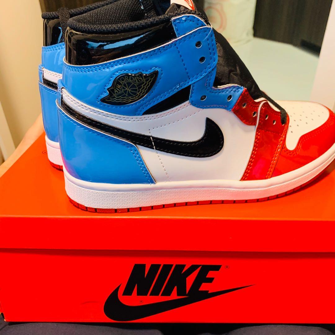 US 5.5 UK 5 EU 38 FEARLESS UNC TO CHICAGO AIR JORDAN 1, Men's Fashion,  Footwear, Sneakers on Carousell
